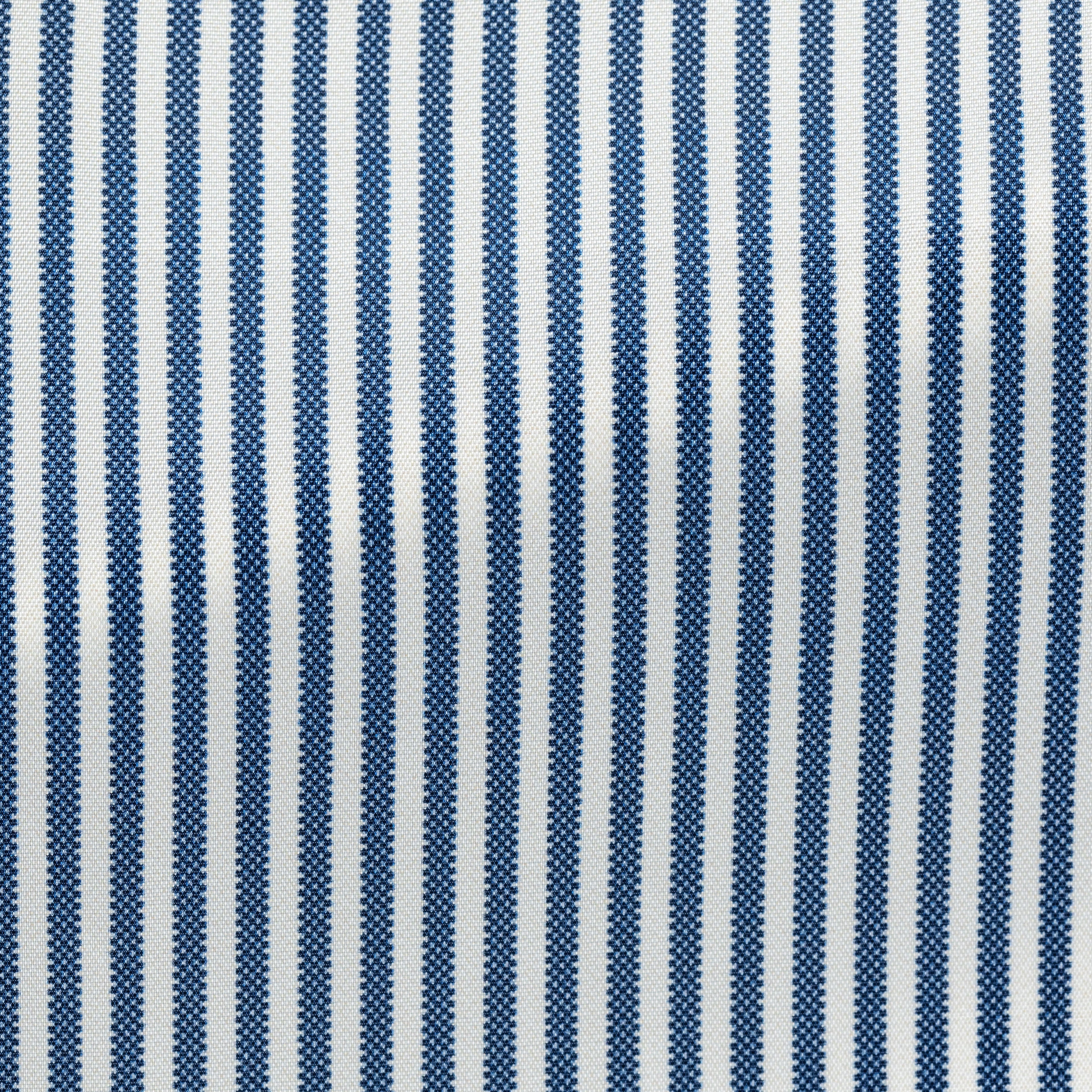 482 off-white-navy blue oxford stripe