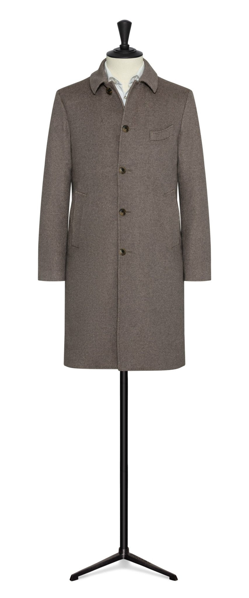 1 Row 5 Buttoned WOOL CUSTOM COAT - cordes - sons.com