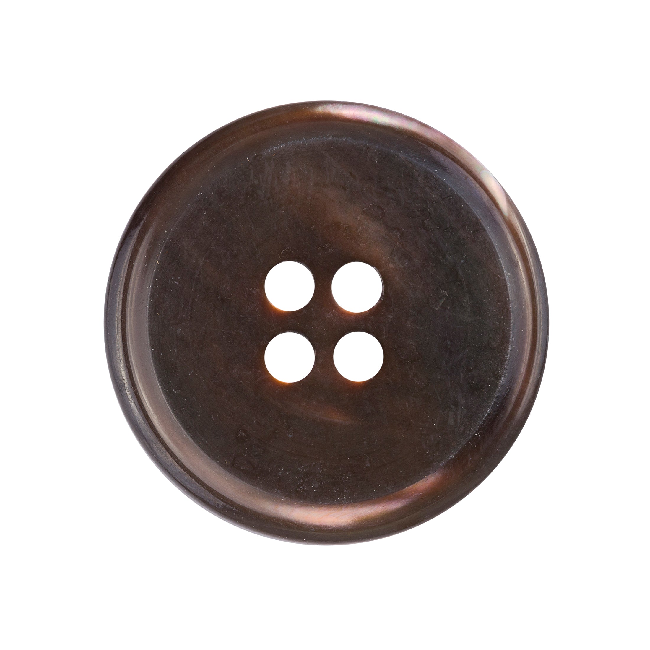 Suit Button 17 m.brown semi-shiny mother of pearl