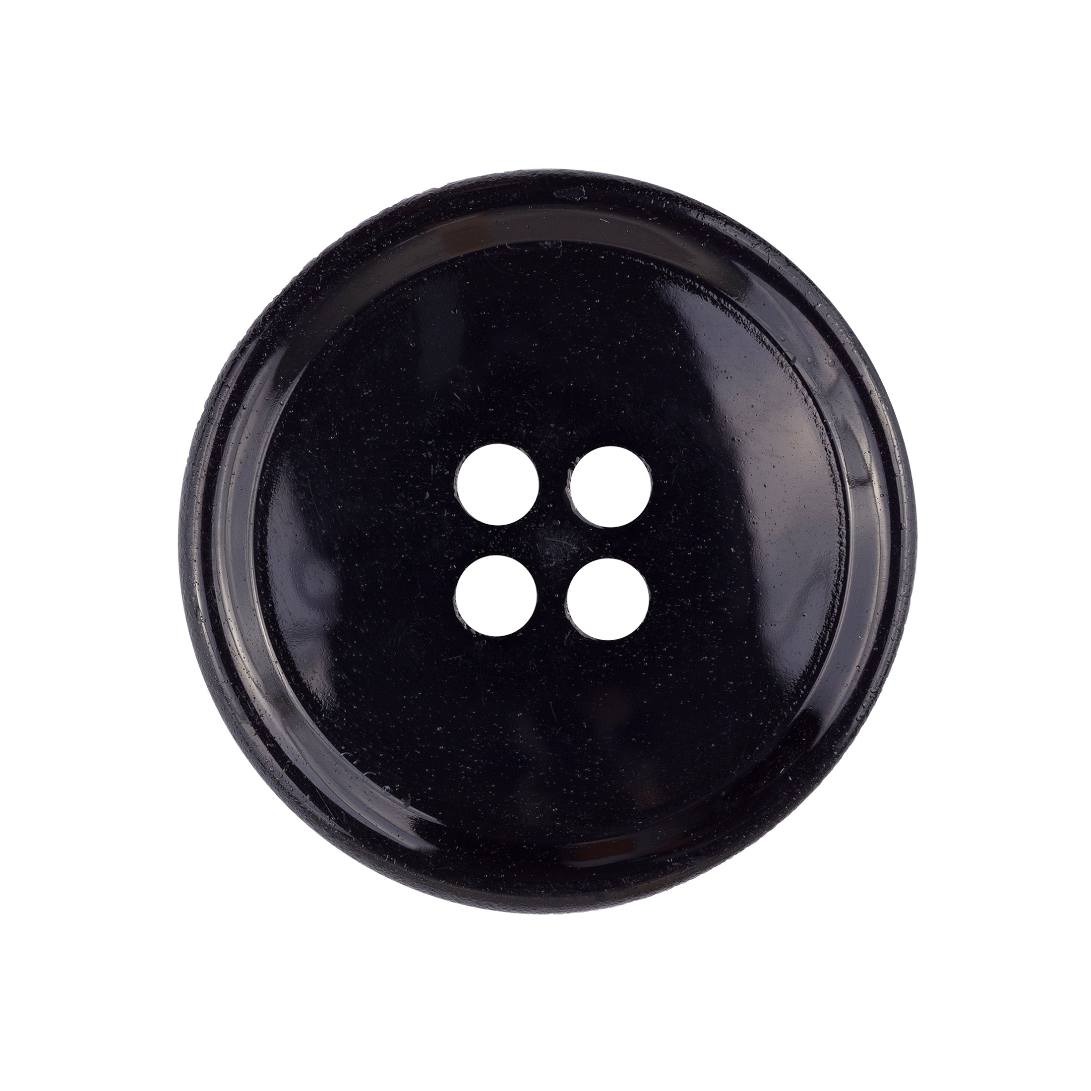 Suit Button 27 midnight blue galalith