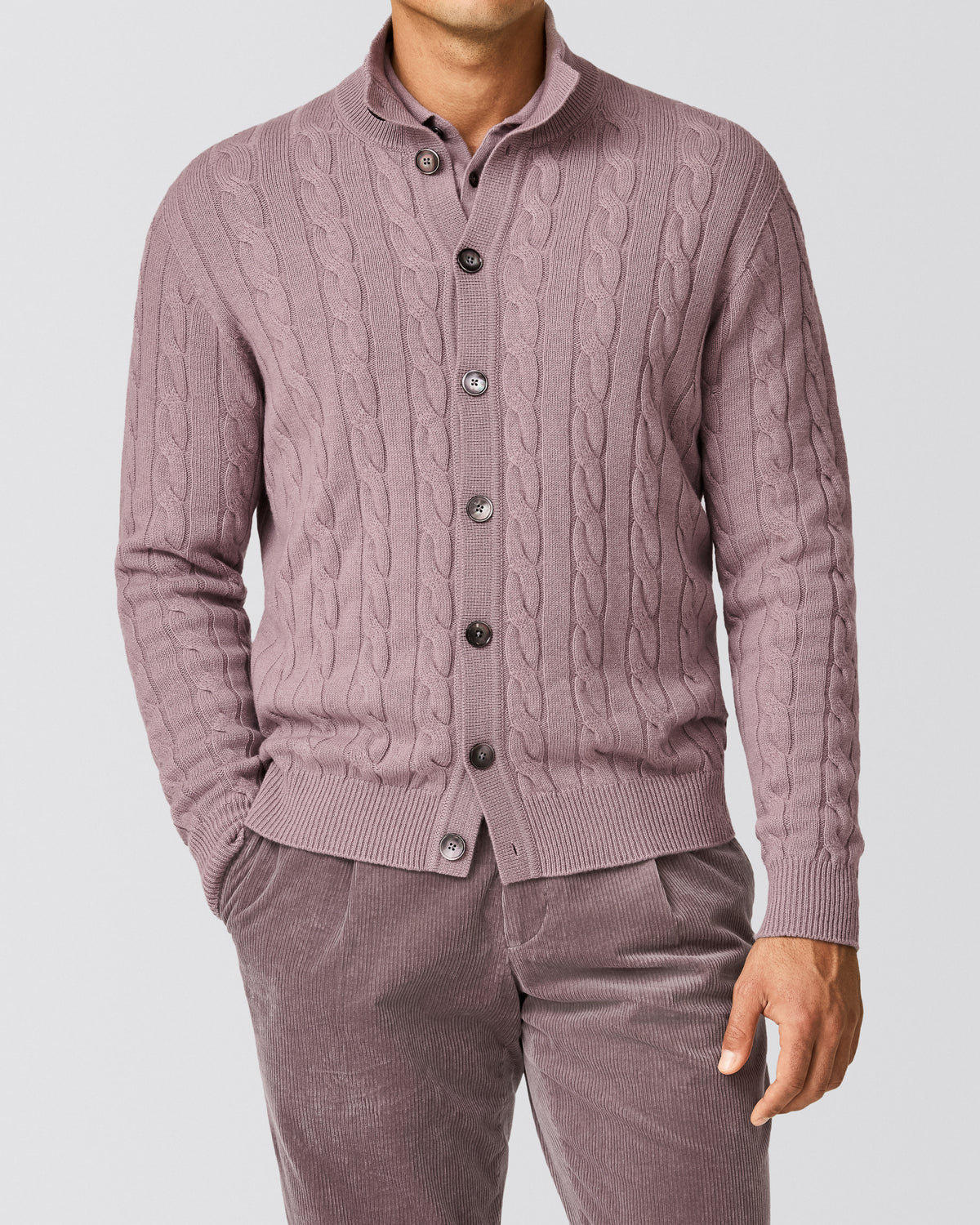 KS10275 ash pink cashmere knit - cordes-sons.com