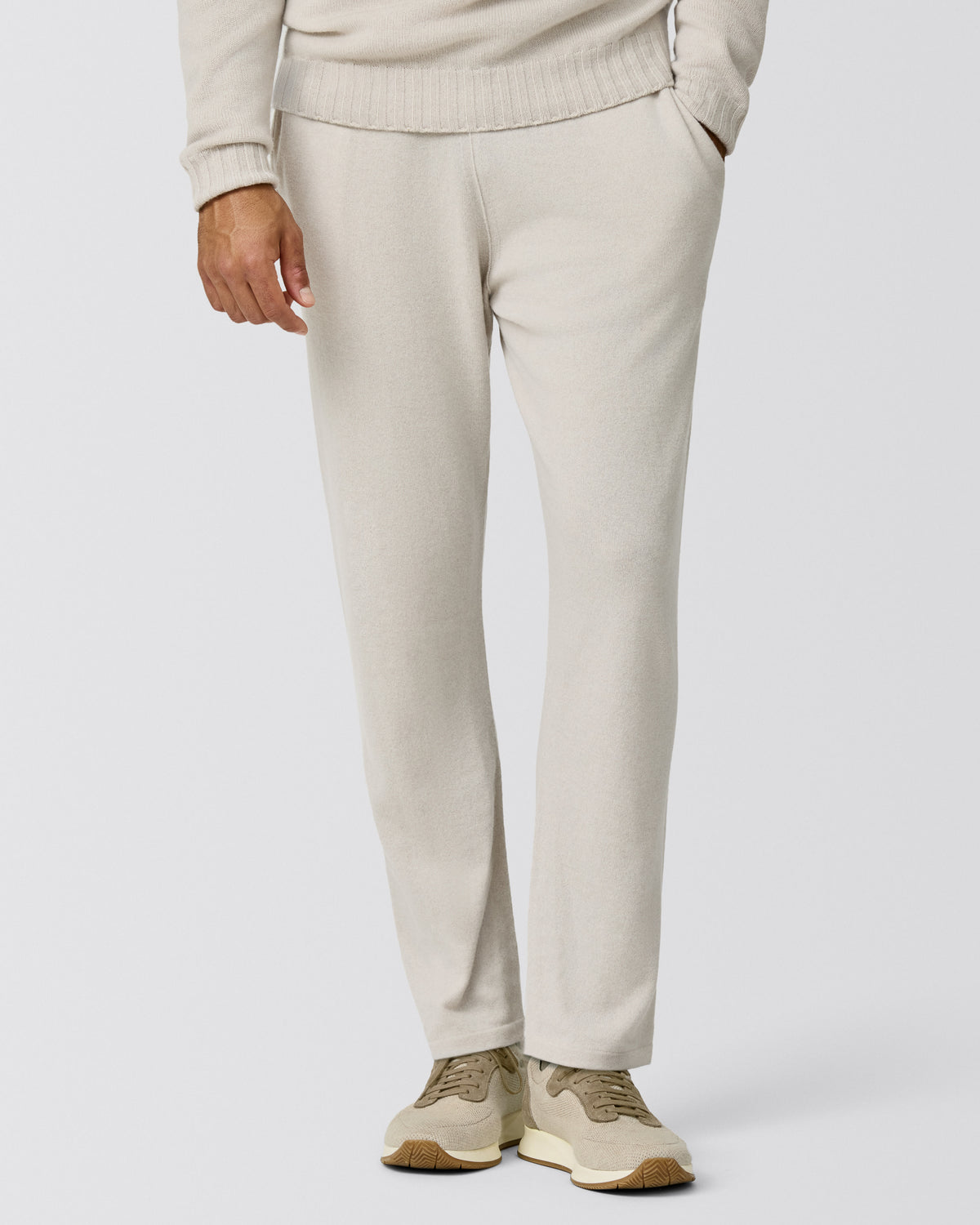 K10274 light pebble grey cashmere knit - cordes-sons.com