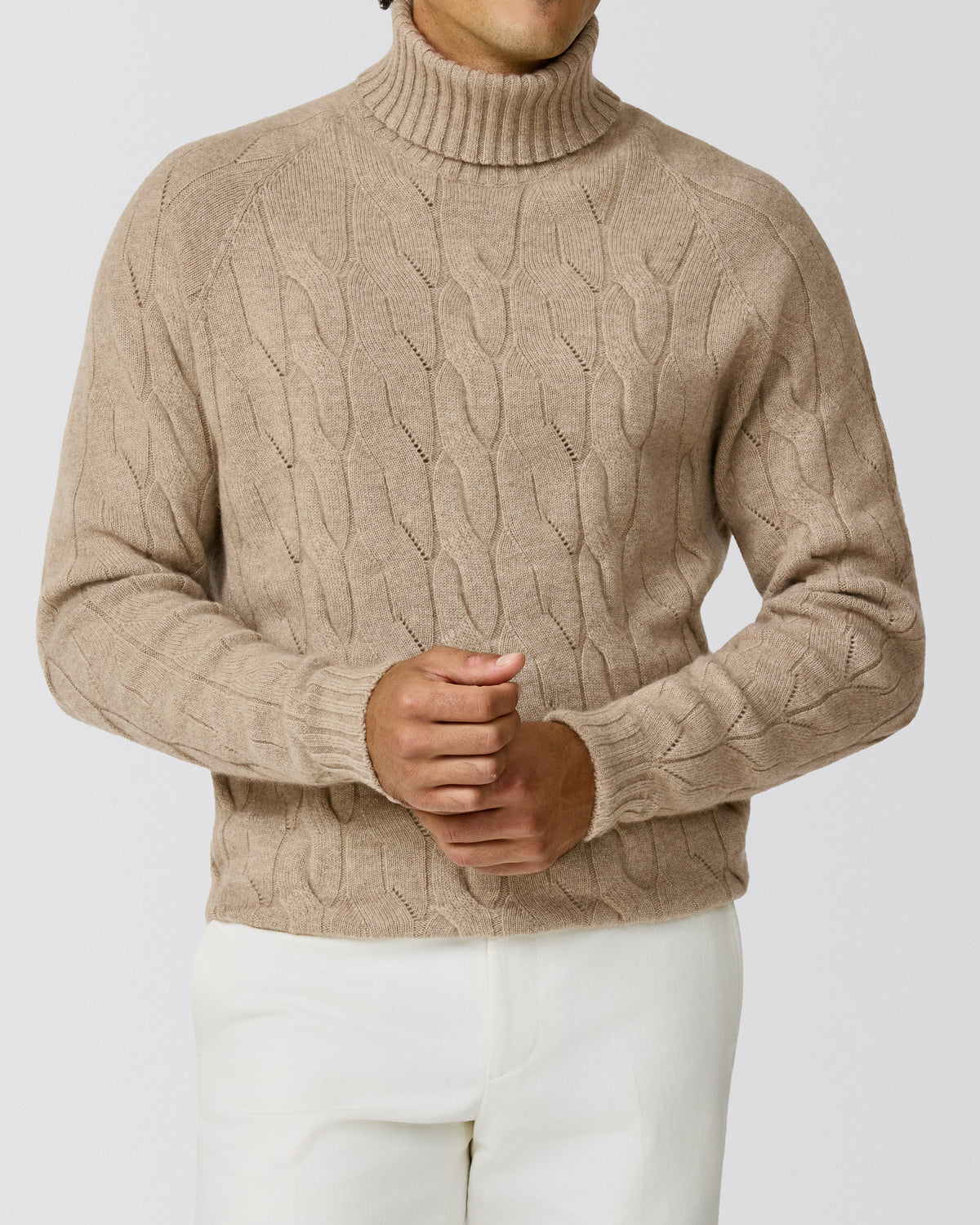 TN.3.K10177 desert beige cashmere knit - cordes-sons.com