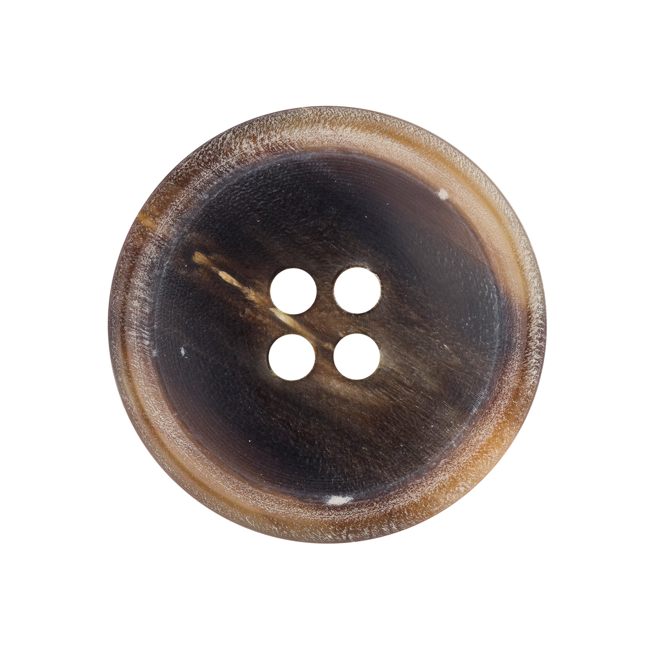 Suit Button 4 charcoal brwon horn