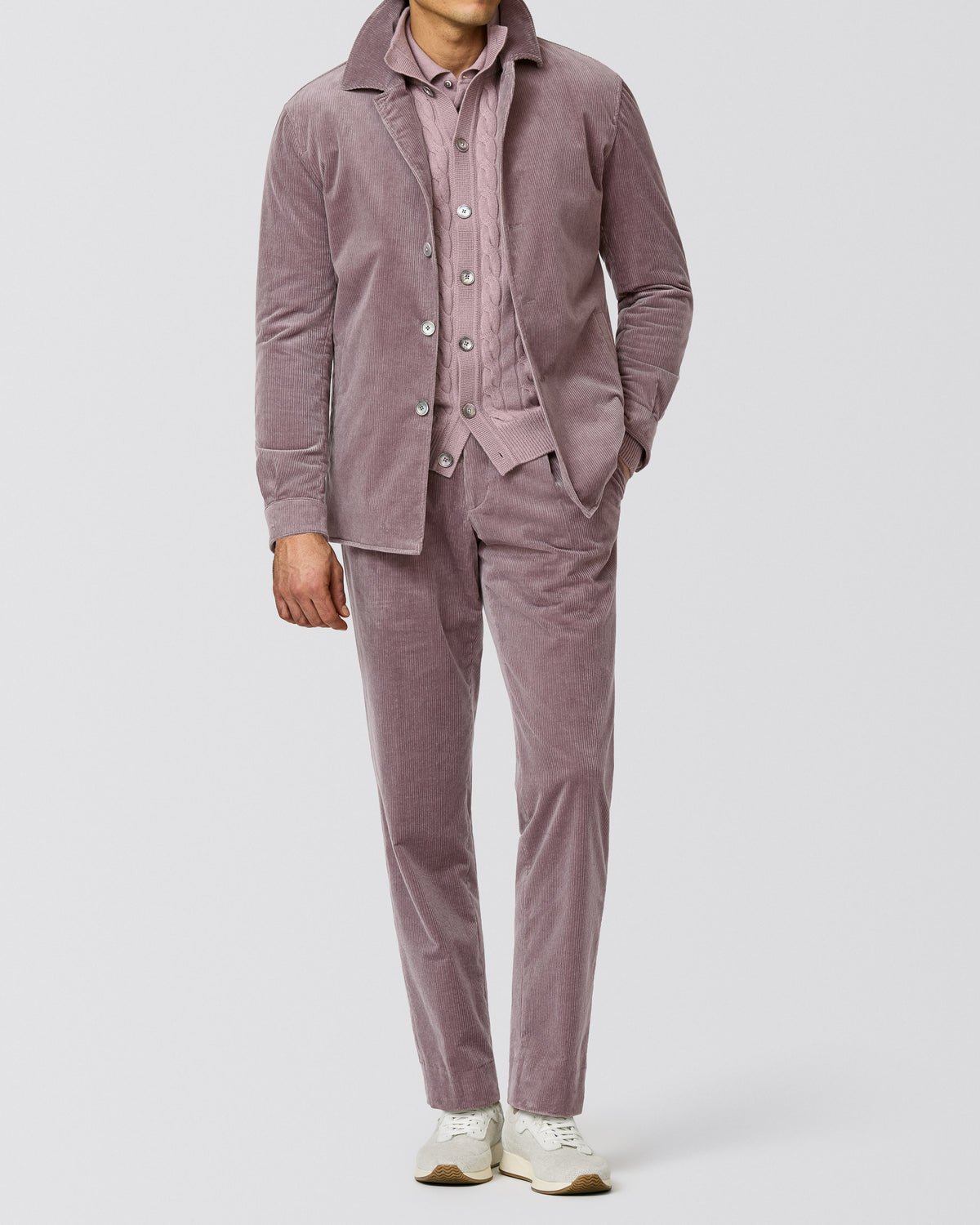 6097 mauve stretch cotton corduroy - cordes-sons.com