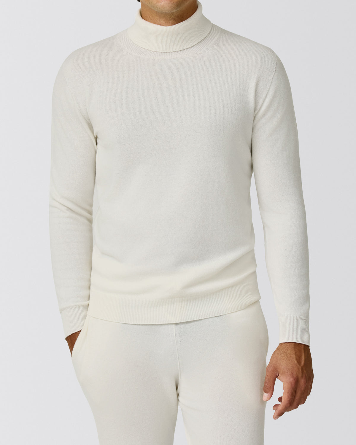 TN.1.K10273 snow white cashmere knit - cordes-sons.com