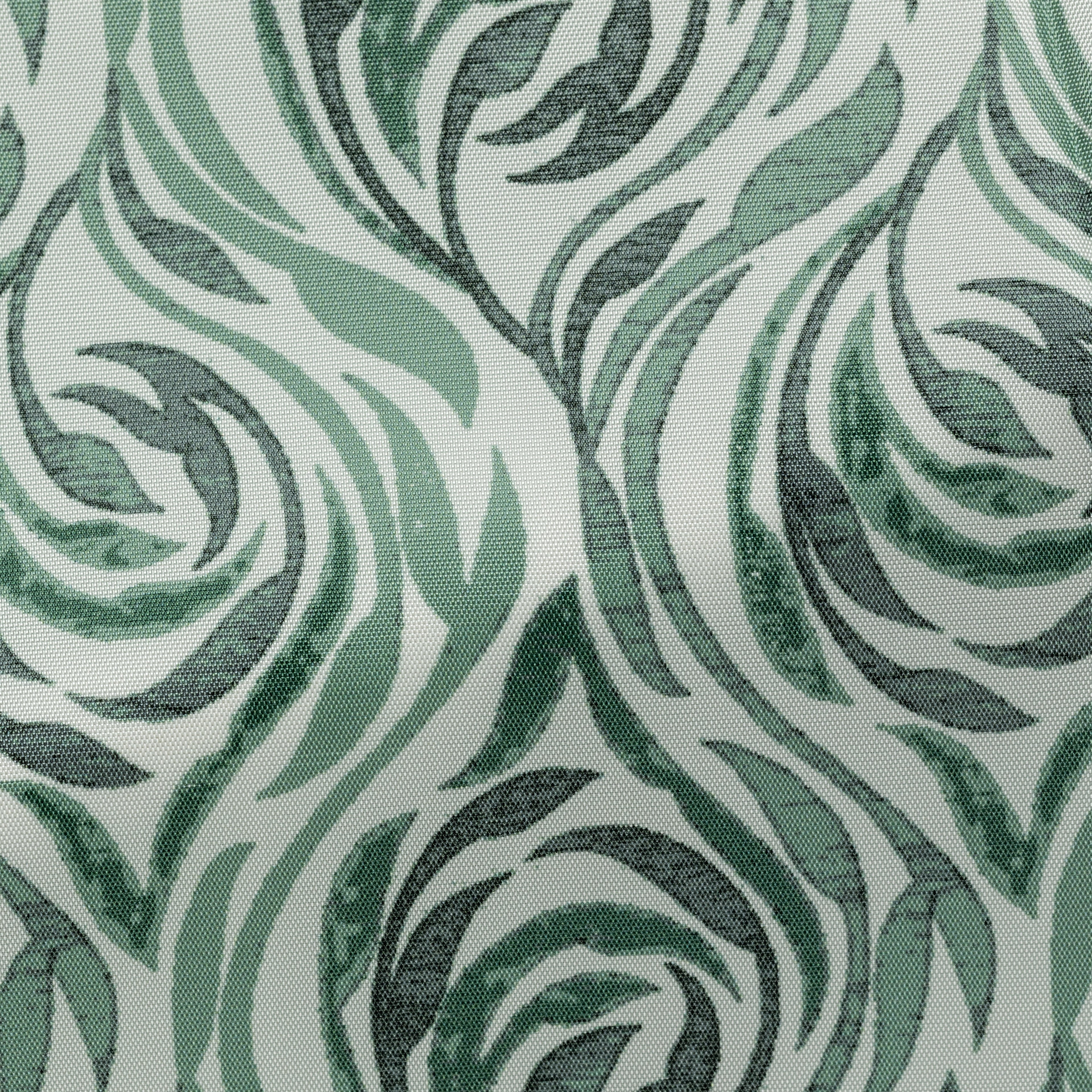 455 off-white with mixed green abstract roses