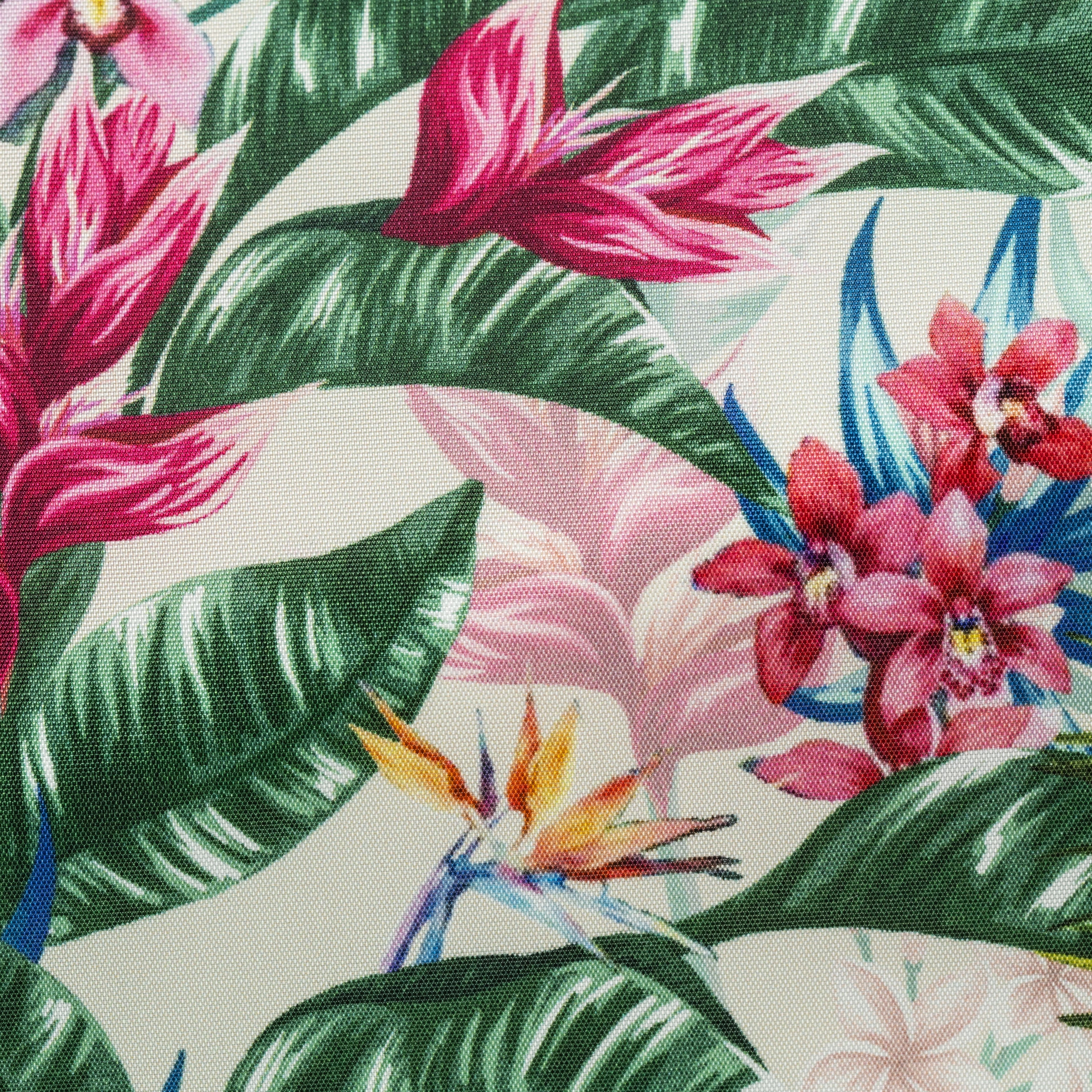 459 l.sand with colorful tropical flowers