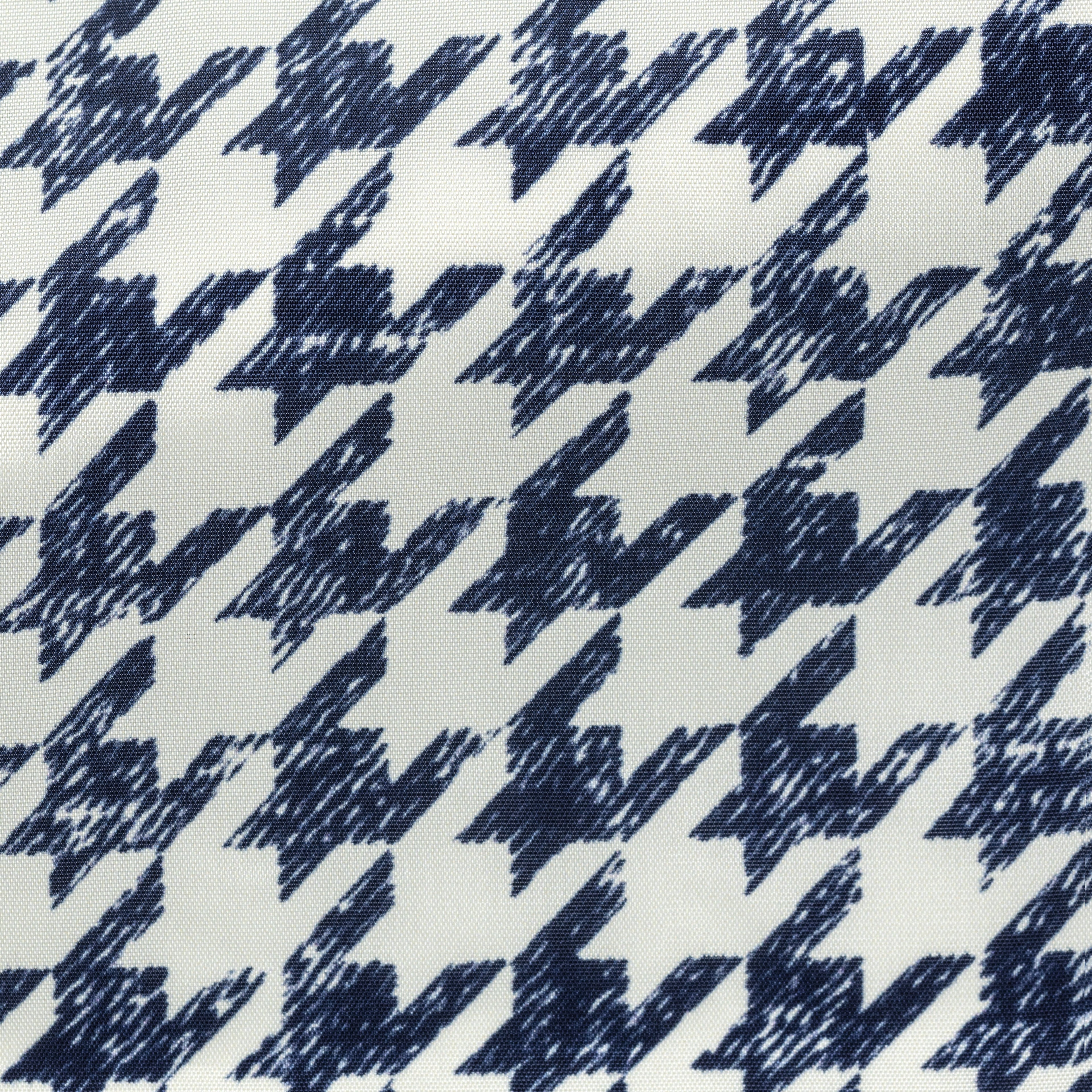 470 off-white with navy blue graphic houndstooth