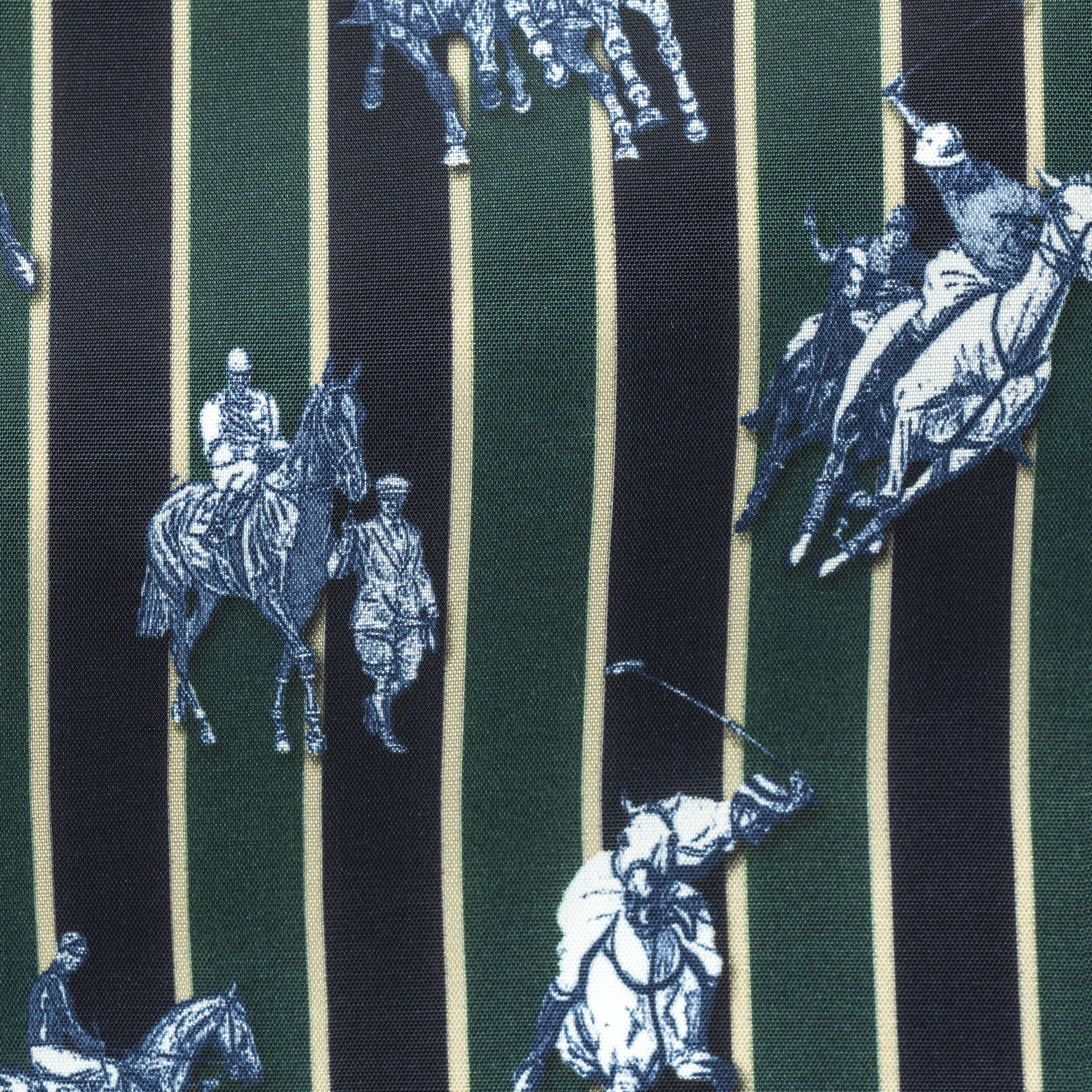 478 midnight blue-d.green stripe with polo print