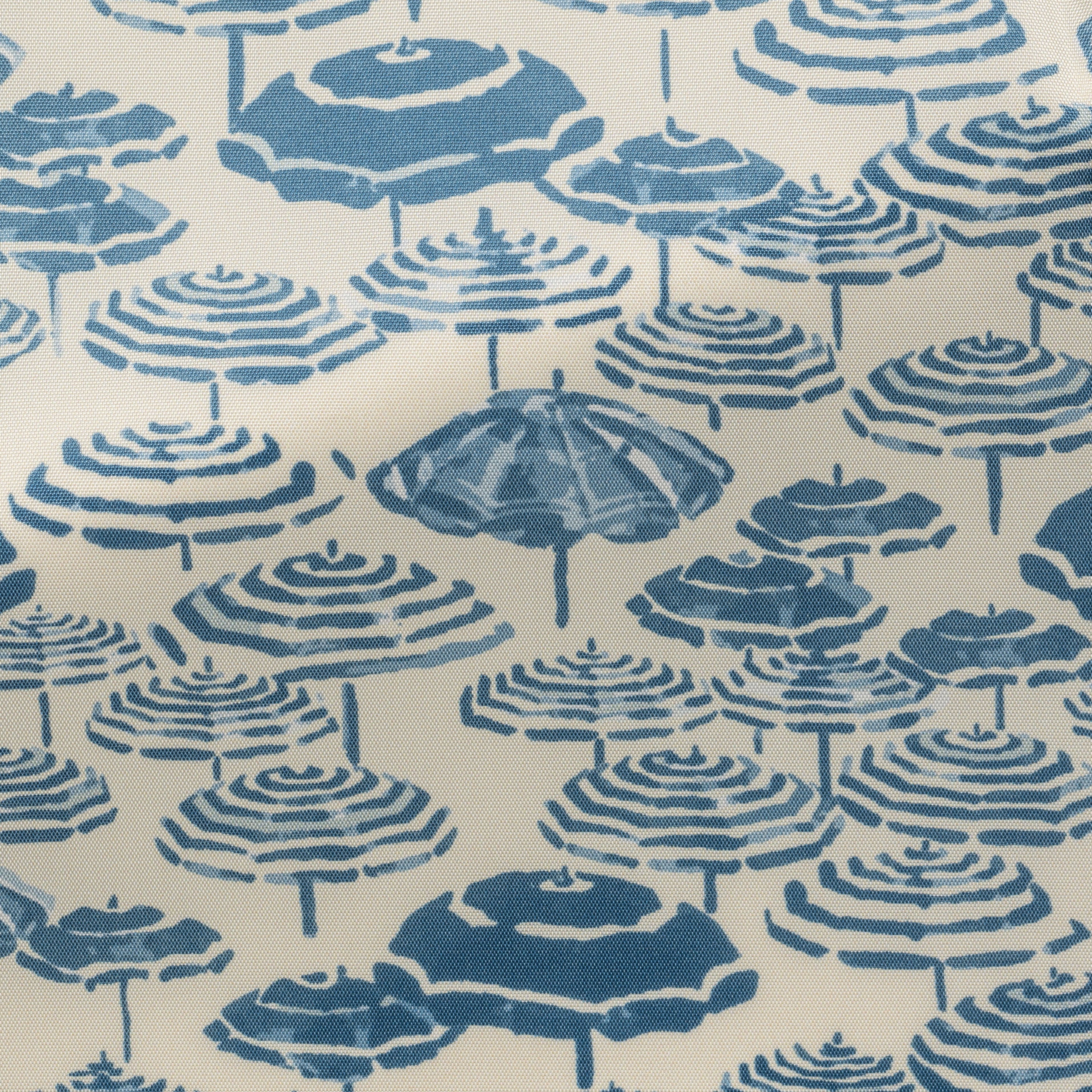 483 Awesome Lining - l.sand with Neapolitan blue parasols