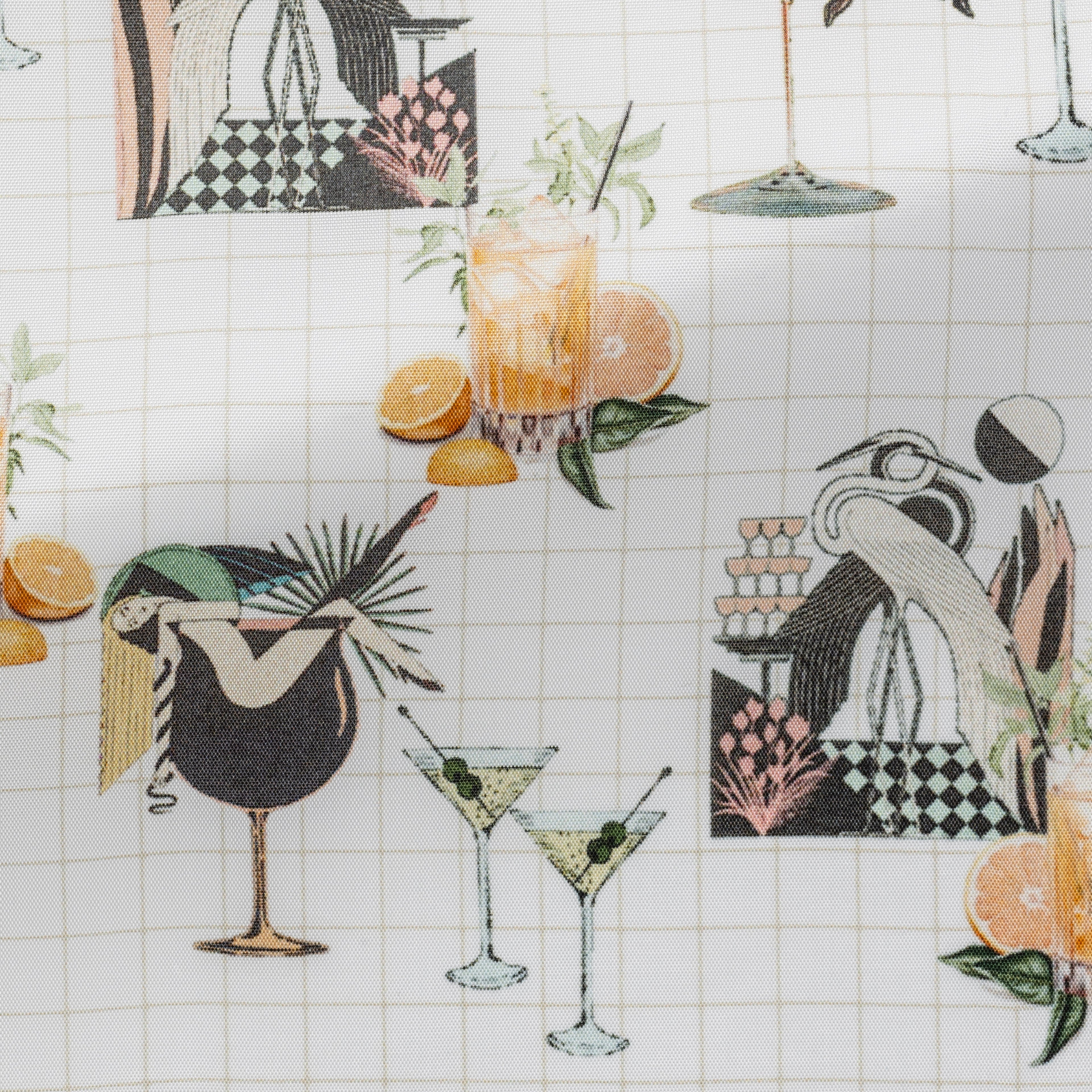 490 off-white with sand graph and art deco cocktails