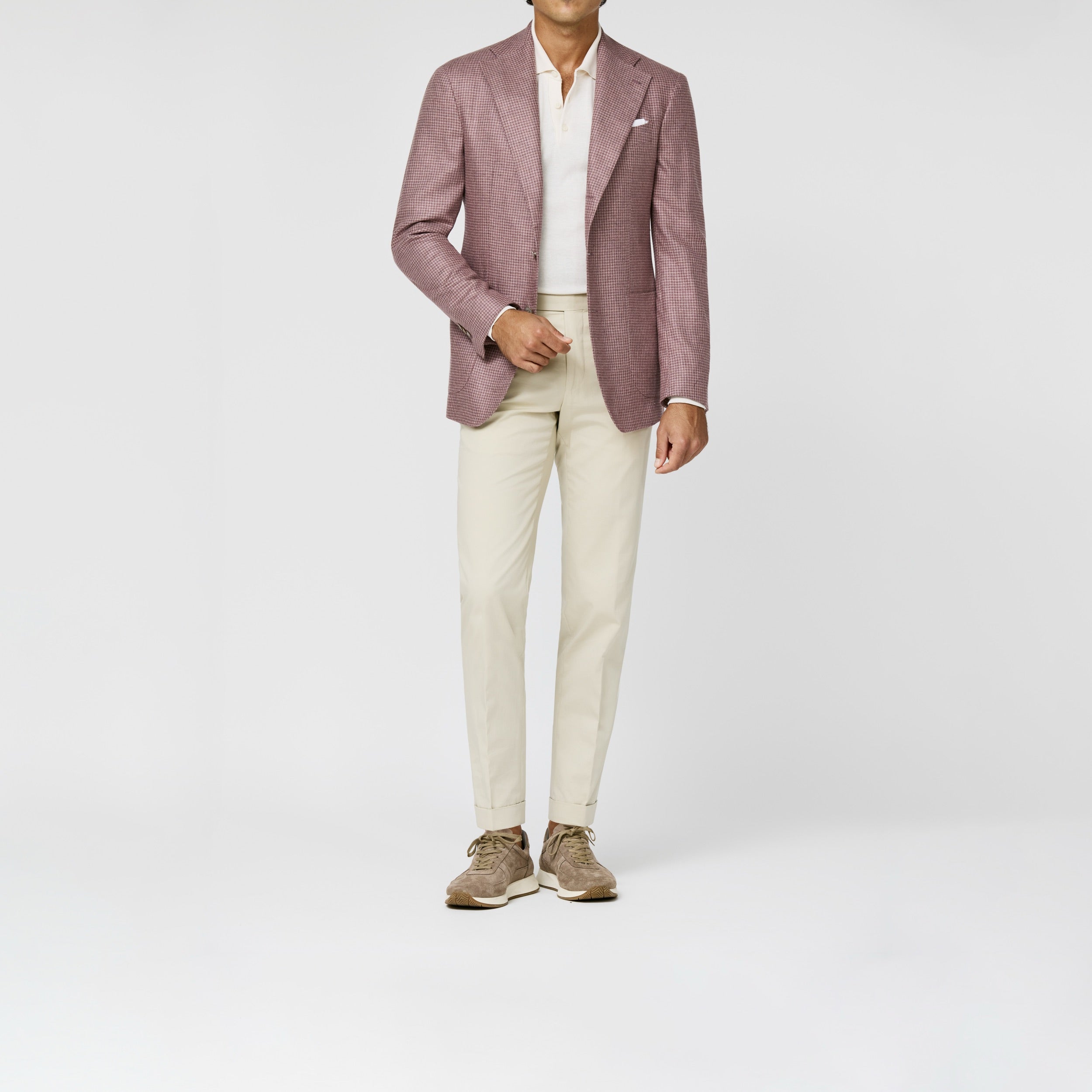 9190 mauve l.pink silk houndstooth