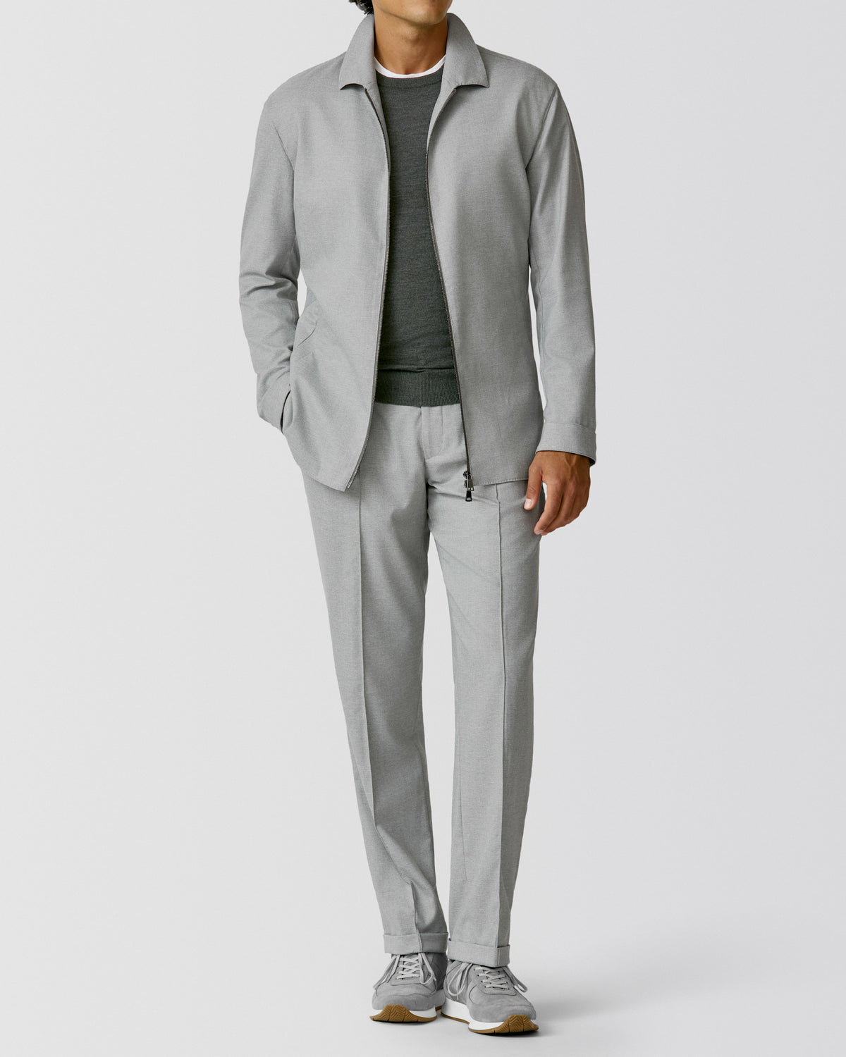 ASF047 light grey stretch wool blend twill - cordes-sons.com