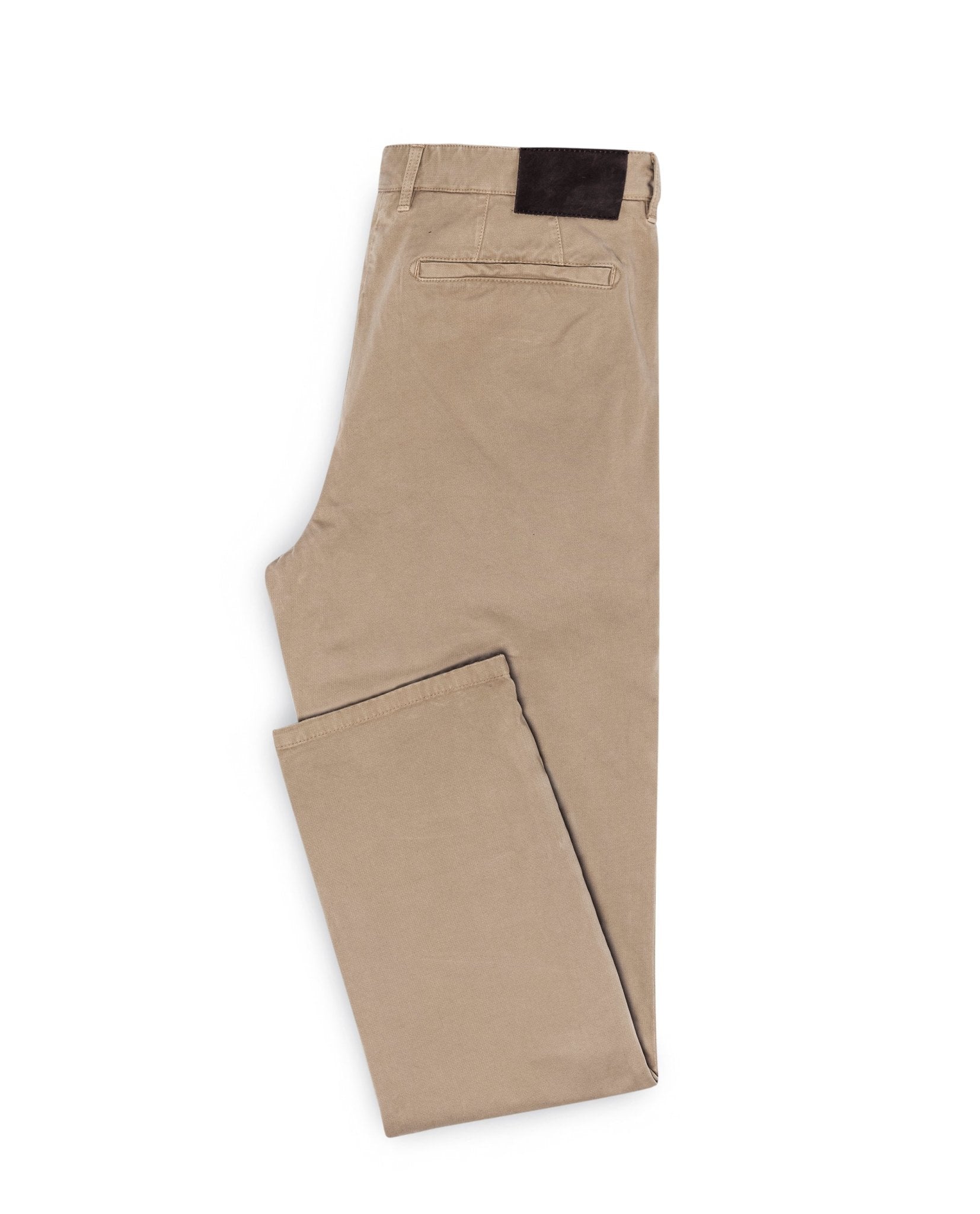CHINOS - CUSTOM MADE sand garment - dyed stretch broken twill - cordes - sons.com
