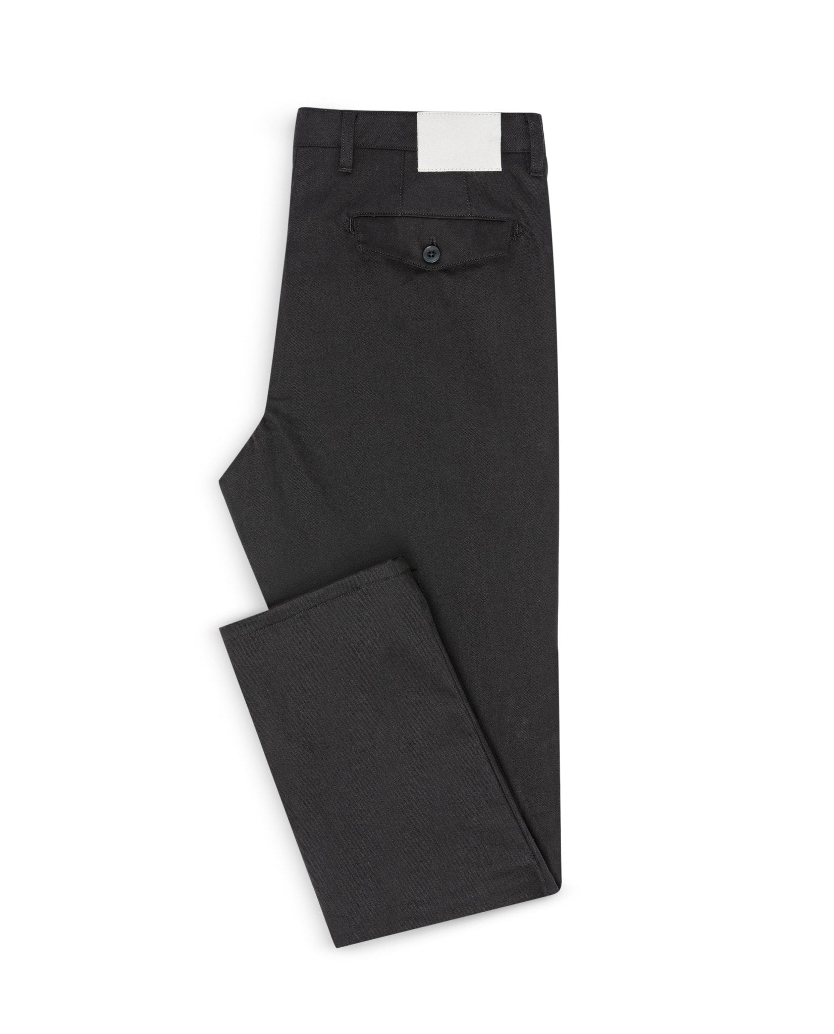 Copy of CHINOS - CUSTOM MADE - black twill stretch - cordes - sons.com