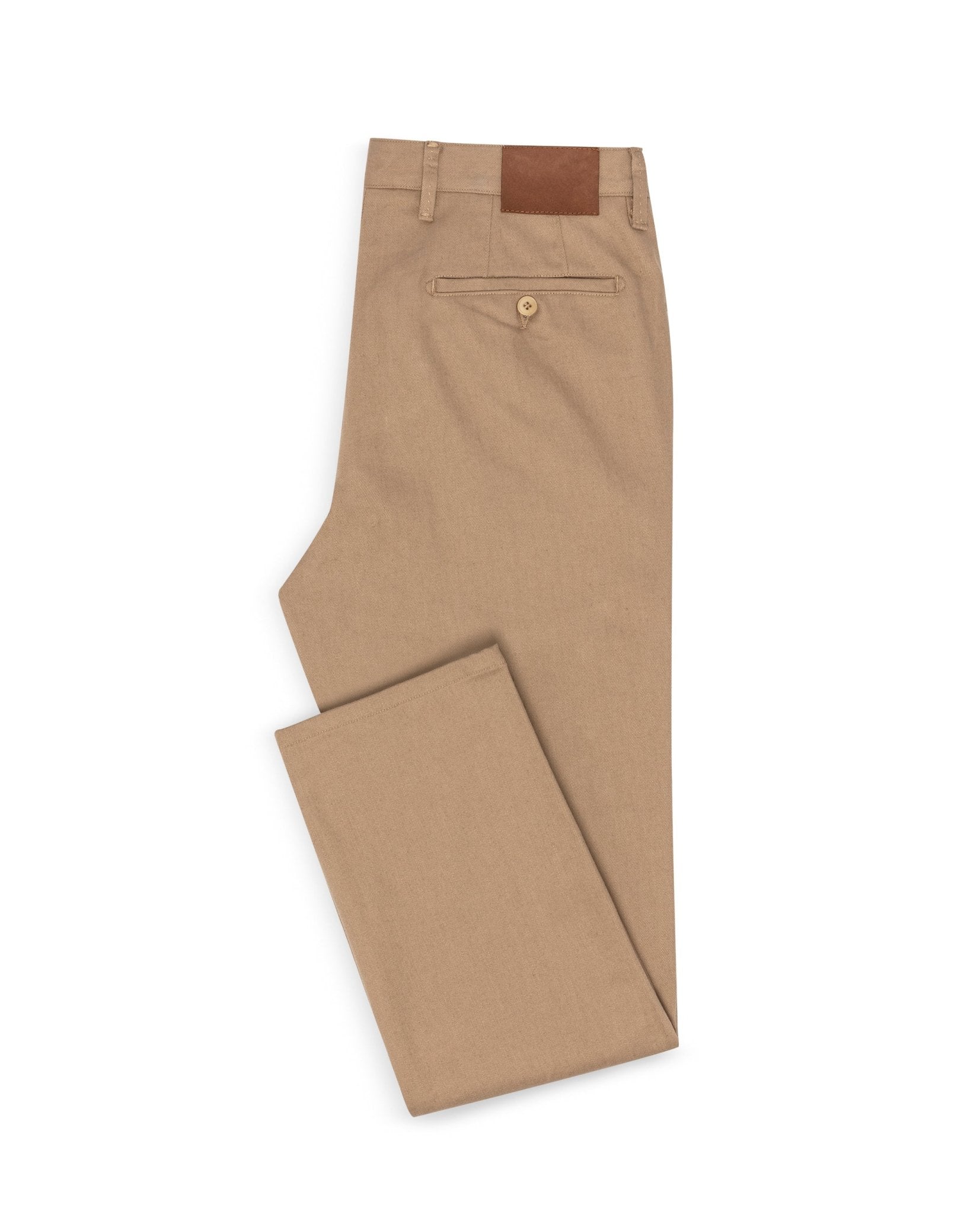 CHINOS - CUSTOM MADE - khaki twill stretch - cordes - sons.com