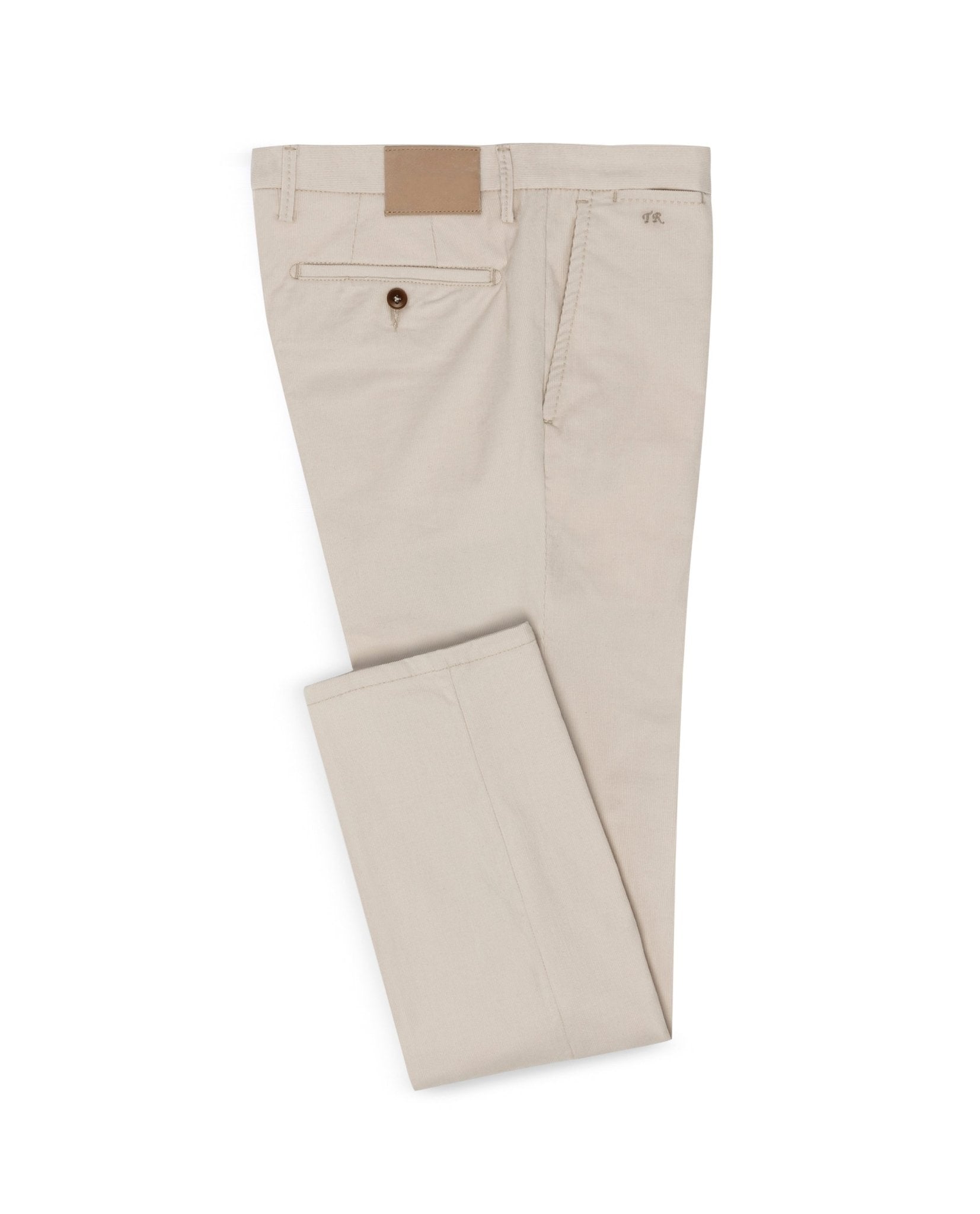 CHINOS - CUSTOM MADE - light sand corduroy stretch - cordes - sons.com
