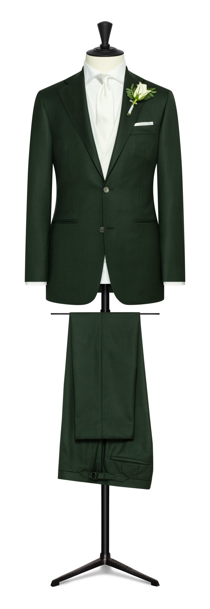 Wedding Suit - d.green s130 wool twill - cordes - sons.com