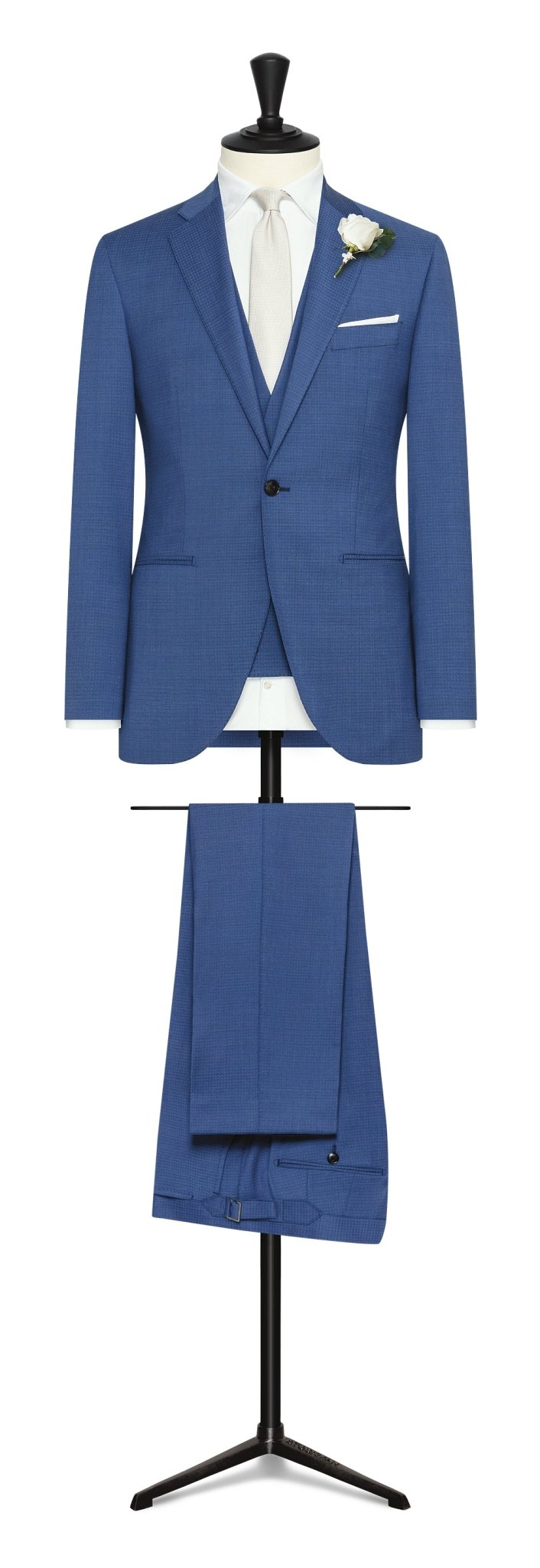 EVENT SUIT grey s120 wool sablé - cordes - sons.com