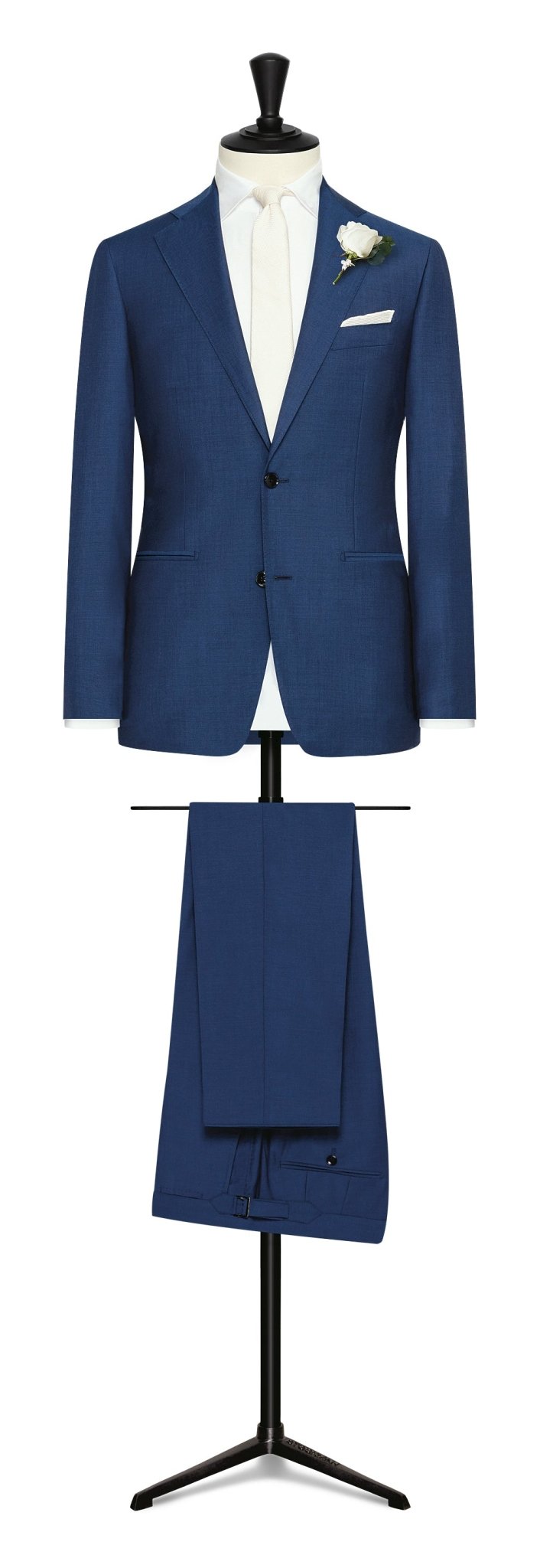 EVENT SUIT - royal blue solaro s100 wool - cordes - sons.com