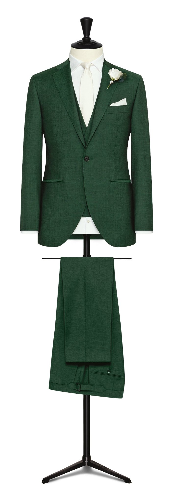 EVENT SUIT - sage green solaro s100 wool - cordes - sons.com