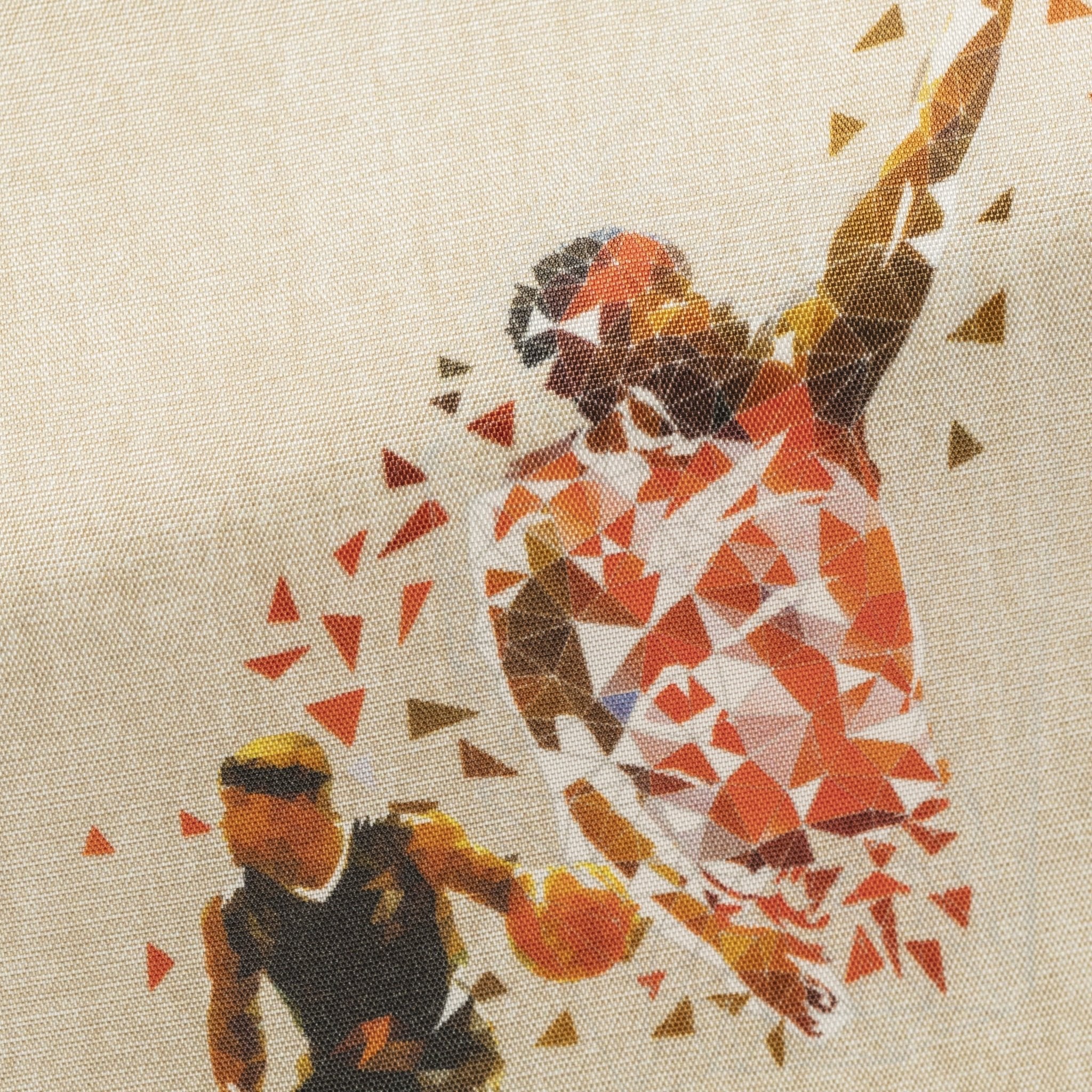 Awesome Linings - Red - Brown Basket Ball Players on Sand - cordes - sons.com