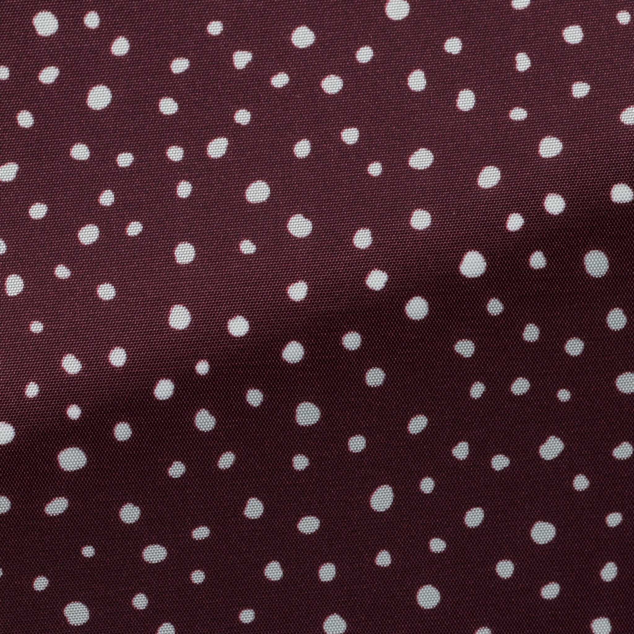 Awesome Lining - White Dots on Burgundy - cordes - sons.com