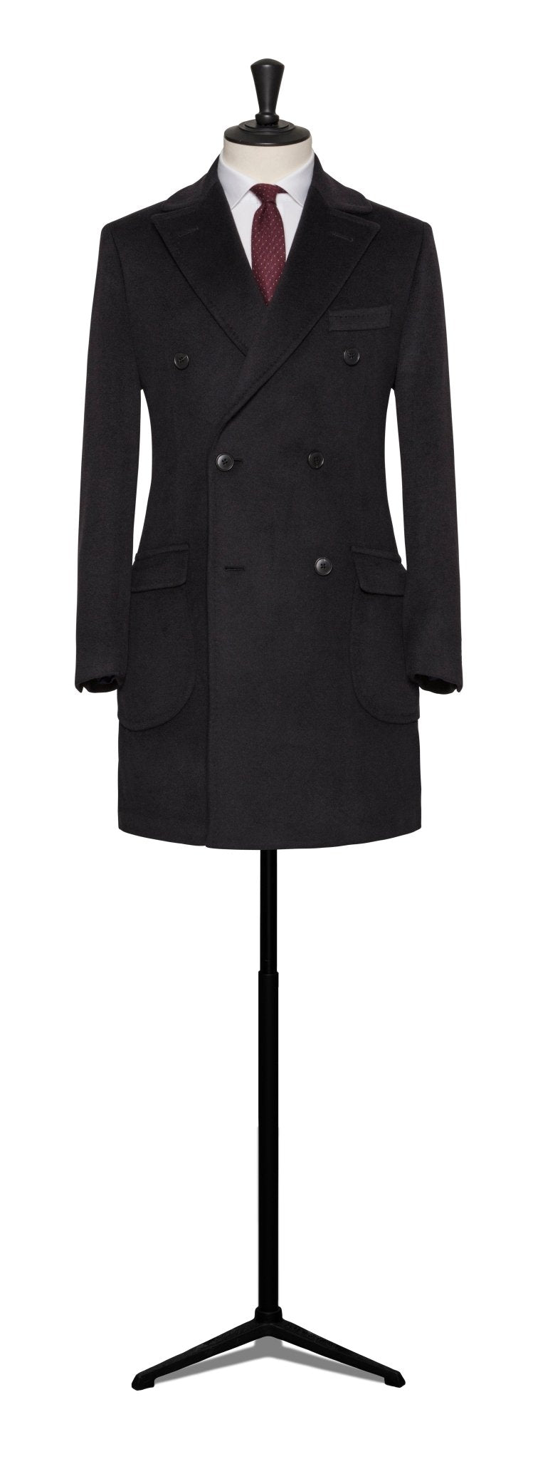 Custom Coat - midnight blue cashmere - cordes - sons.com