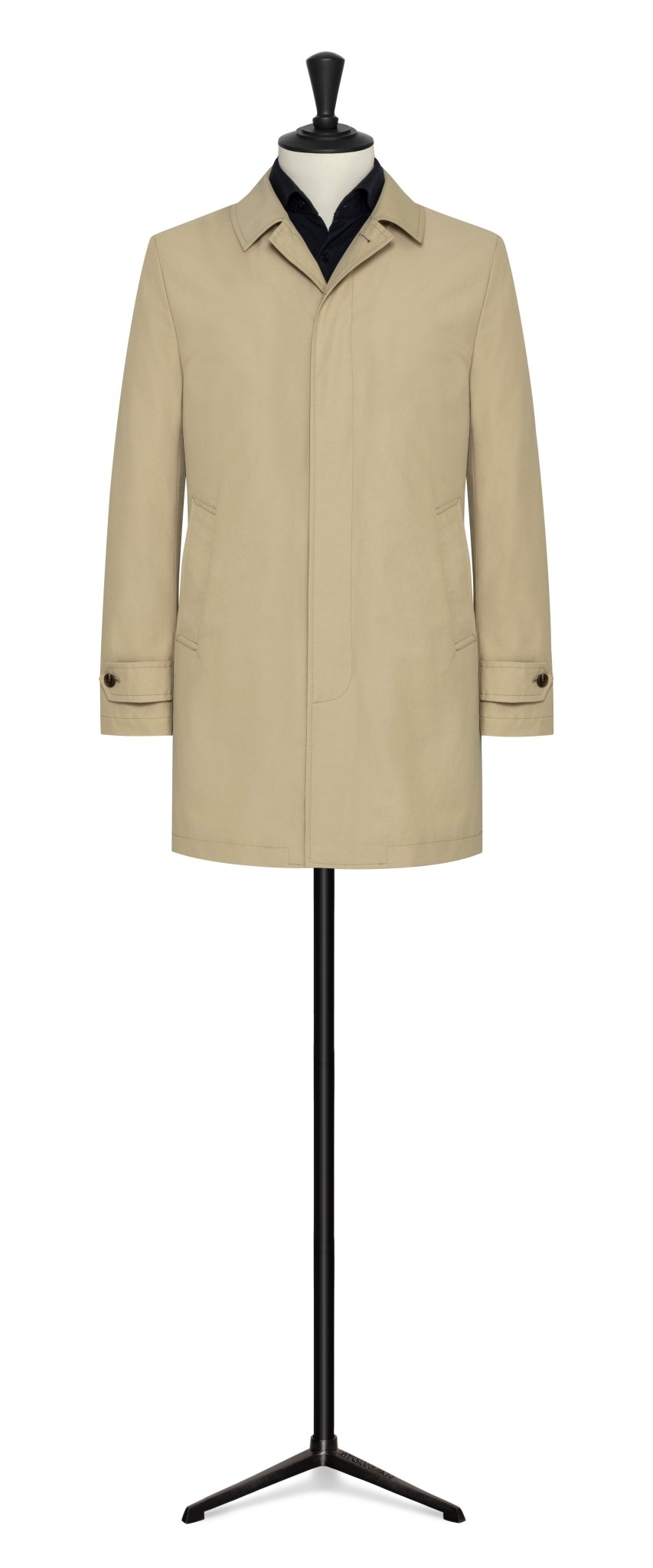The Car Coat - sand cotton blend windbreaker - cordes - sons.com