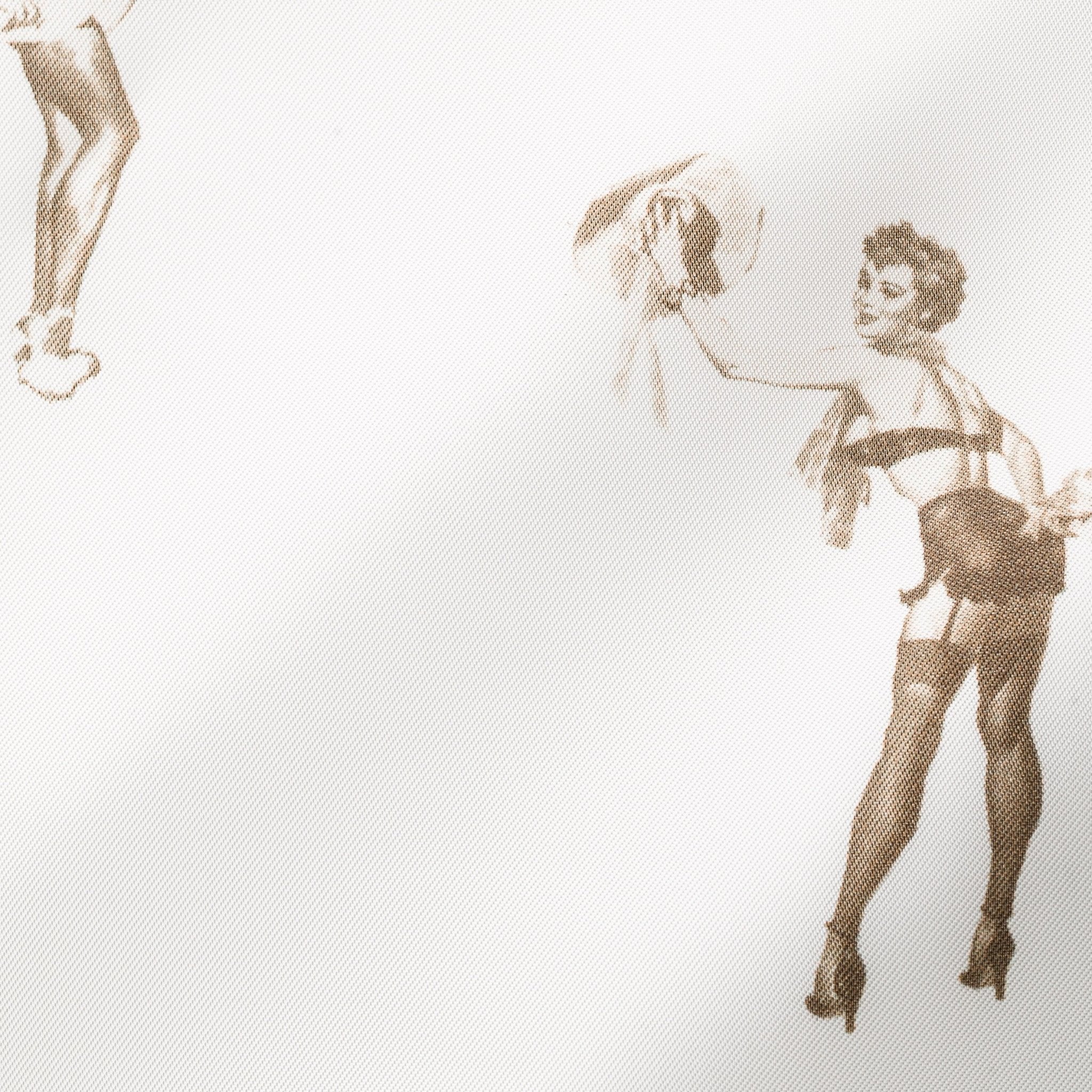 Awesome Linings - Pin Up Motive on White - cordes - sons.com