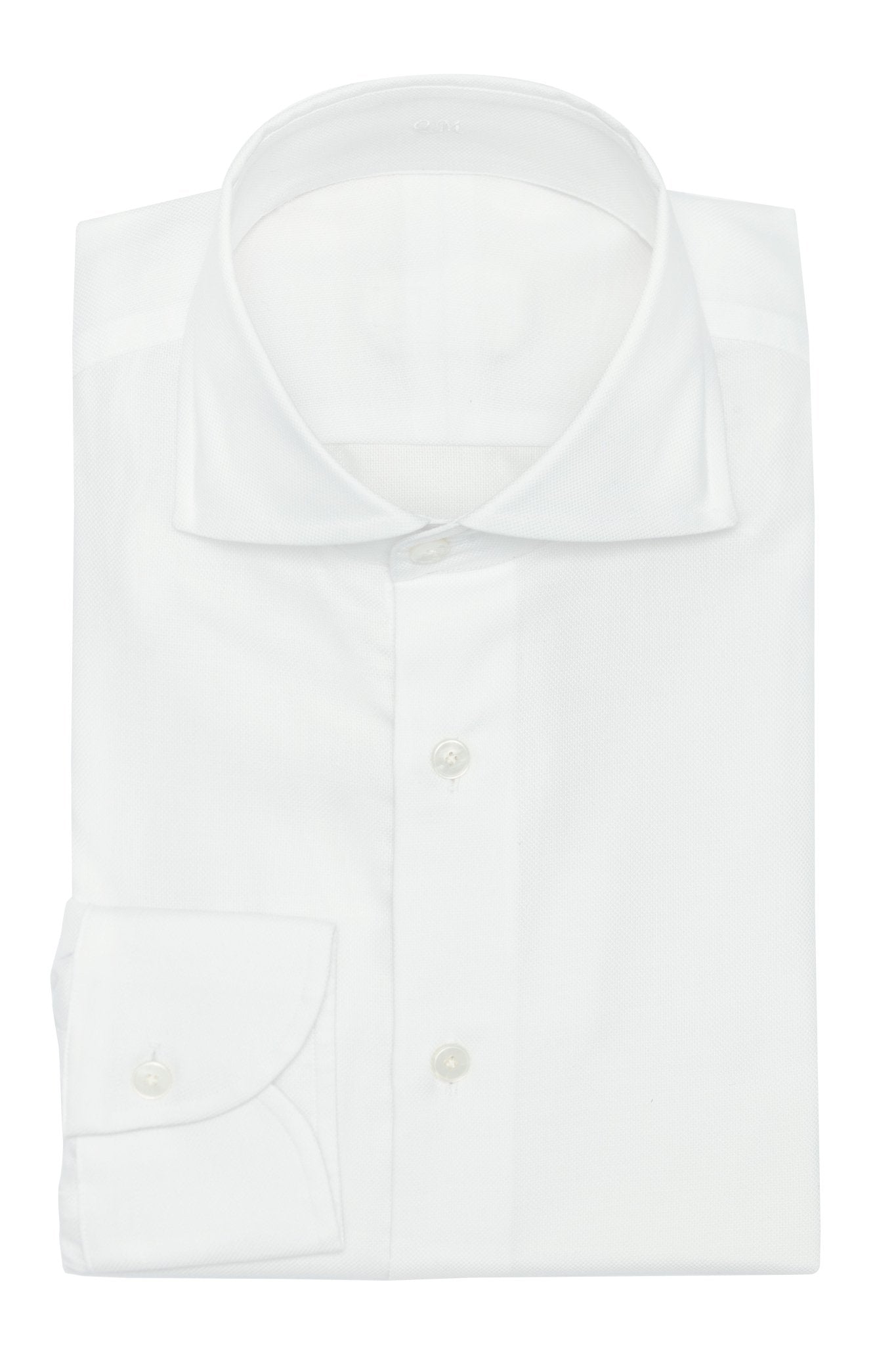 Custom Shirt - white cotton royal Oxford - cordes - sons.com