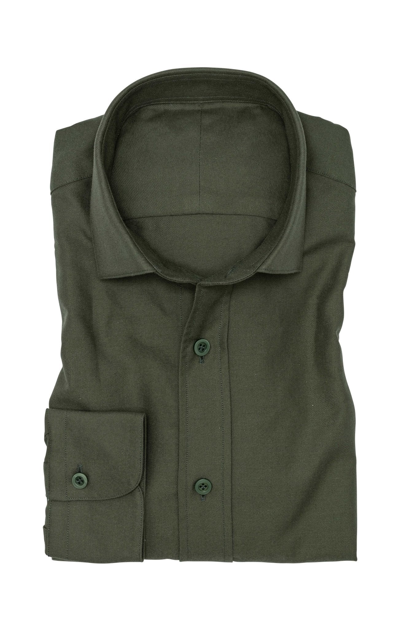 Custom Shirt - d.olive cotton Oxford - cordes - sons.com