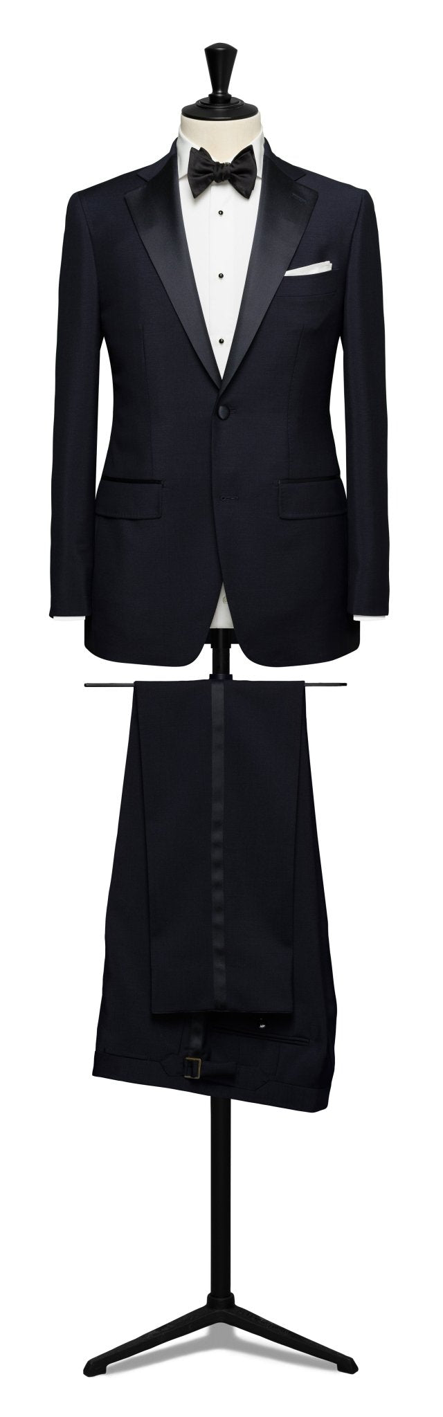 Wool - mohair tropical NAVY TUXEDO CUSTOM MADE - cordes - sons.com