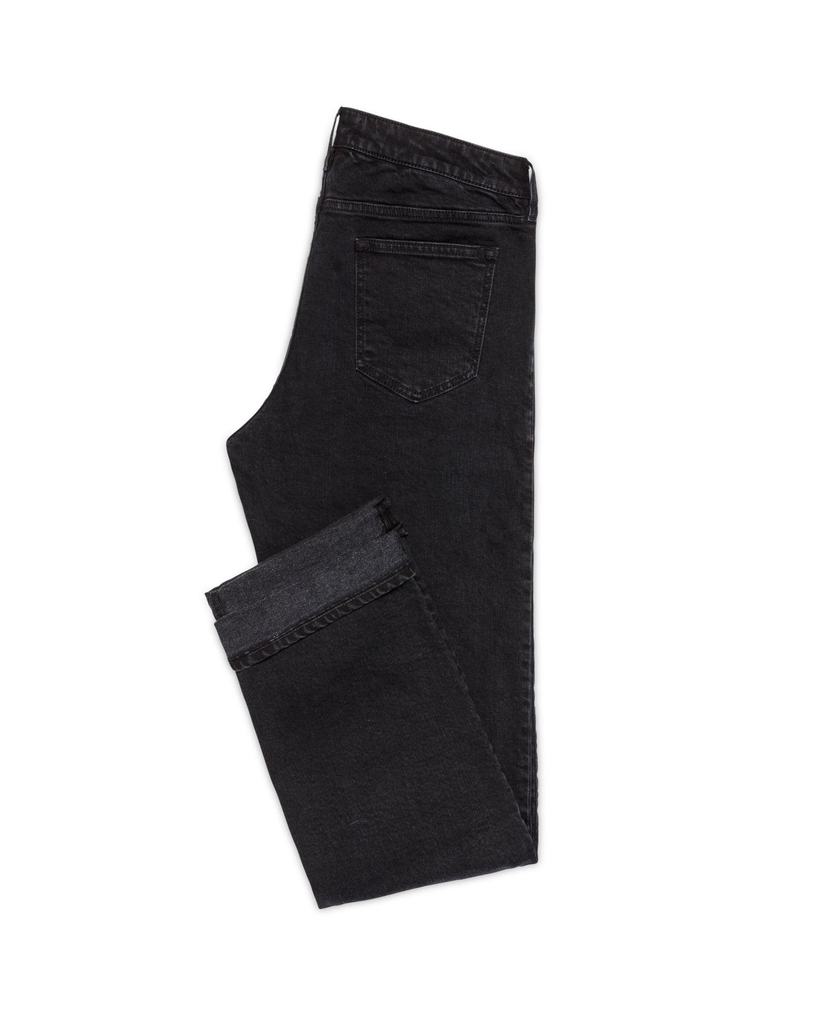 Denim Custom Jeans - washed black black stretch - cordes - sons.com