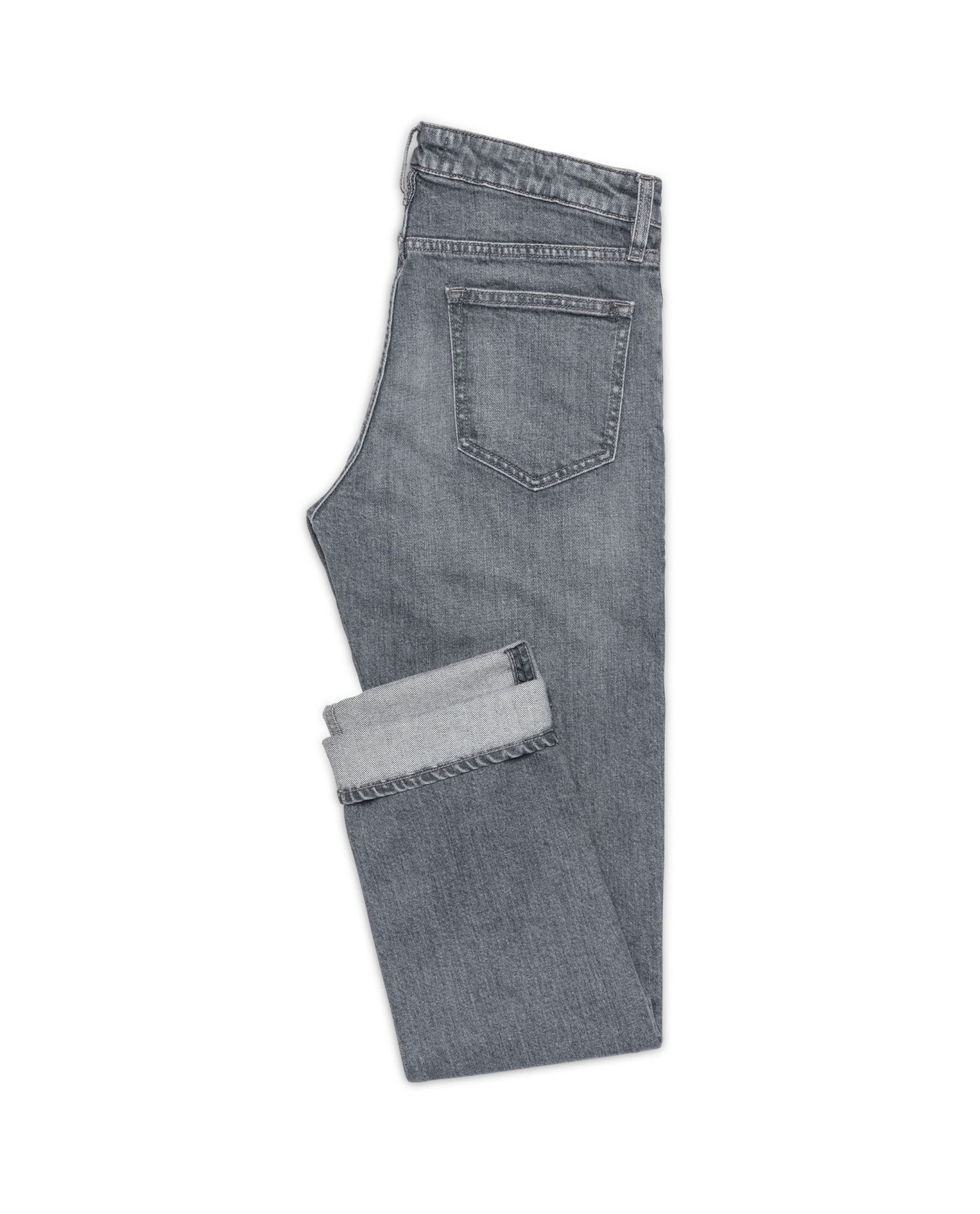 Denim Custom Jeans - washed grey stretch - cordes - sons.com