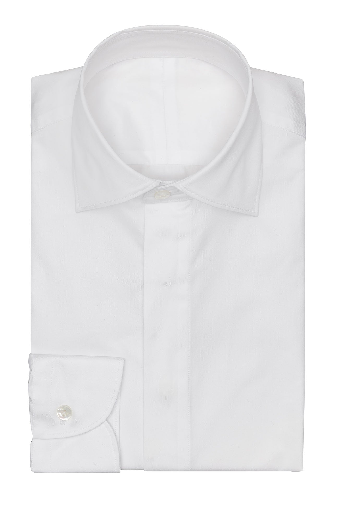 Tuxedo Shirt Hidden Placket - cordes - sons.com