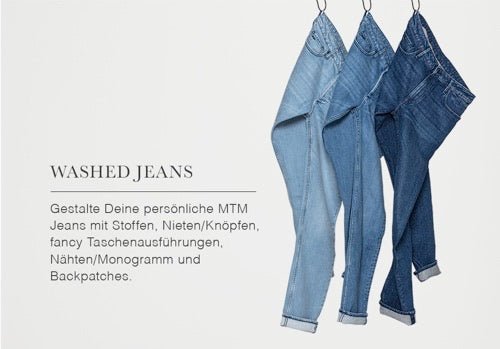 Washed Custom Jeans - cordes - sons.com