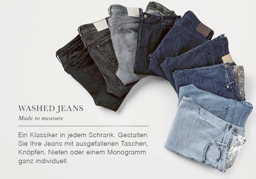 Washed Custom Jeans - cordes - sons.com